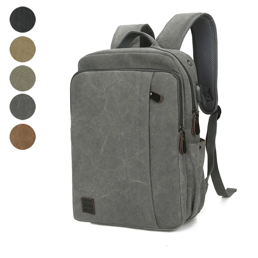 2017 Vintage Men Canvas Backpack Student Large School Backpack Teenagers Rucksack USB Charge Computer Bag Travel Popular
2017 Vintage Men Canvas Backpack Student Large School Backpack Teenagers Rucksack USB Charge Computer Bag Travel Popular