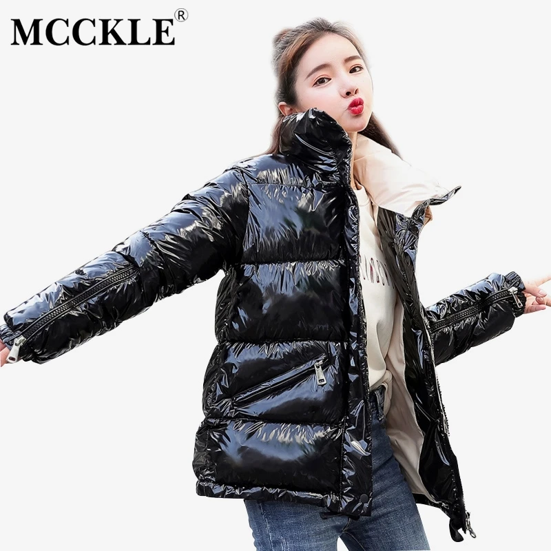 MCCKLE Women Fashion Standing Collar Down Jacket 2018 Autumn Winter Warm Ladies Coat Parka Female Casual Loose Solid Outwear
MCCKLE Women Fashion Standing Collar Down Jacket 2018 Autumn Winter Warm Ladies Coat Parka Female Casual Loose Solid Outwear