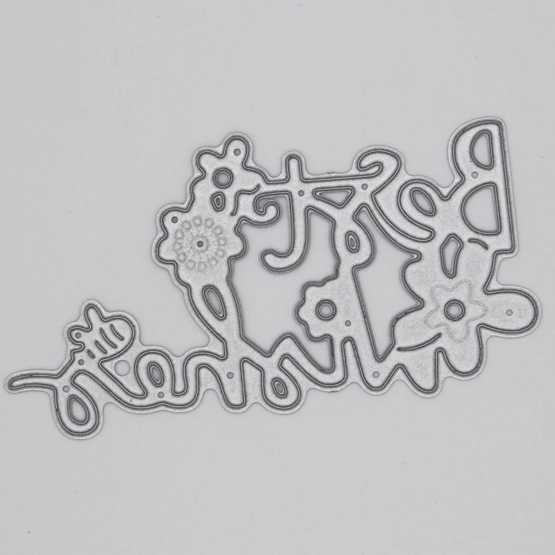 Metal steel frames Cutting Dies flower letters decoration DIY Scrap booking Photo Album Embossing paper Cards 4.2*7.7cm
Metal steel frames Cutting Dies flower letters decoration DIY Scrap booking Photo Album Embossing paper Cards 4.2*7.7cm