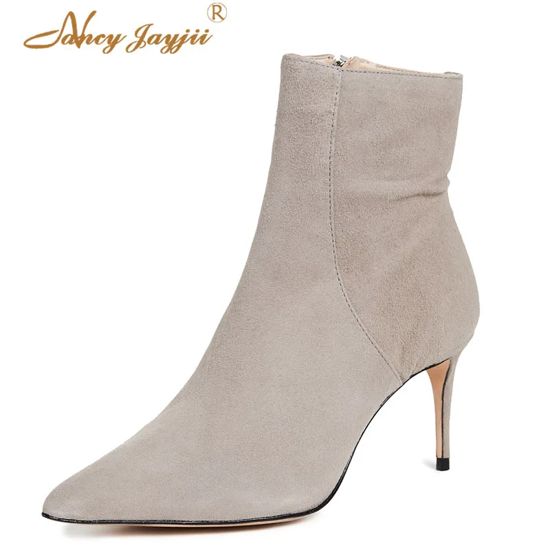 Bette Woman Ankle Botas Lady Shoes Apricot Side Zipper 2018 Autumn Short Plush Super High Thin Heels Dress Office Big Size 42 40
Bette Woman Ankle Botas Lady Shoes Apricot Side Zipper 2018 Autumn Short Plush Super High Thin Heels Dress Office Big Size 42 40