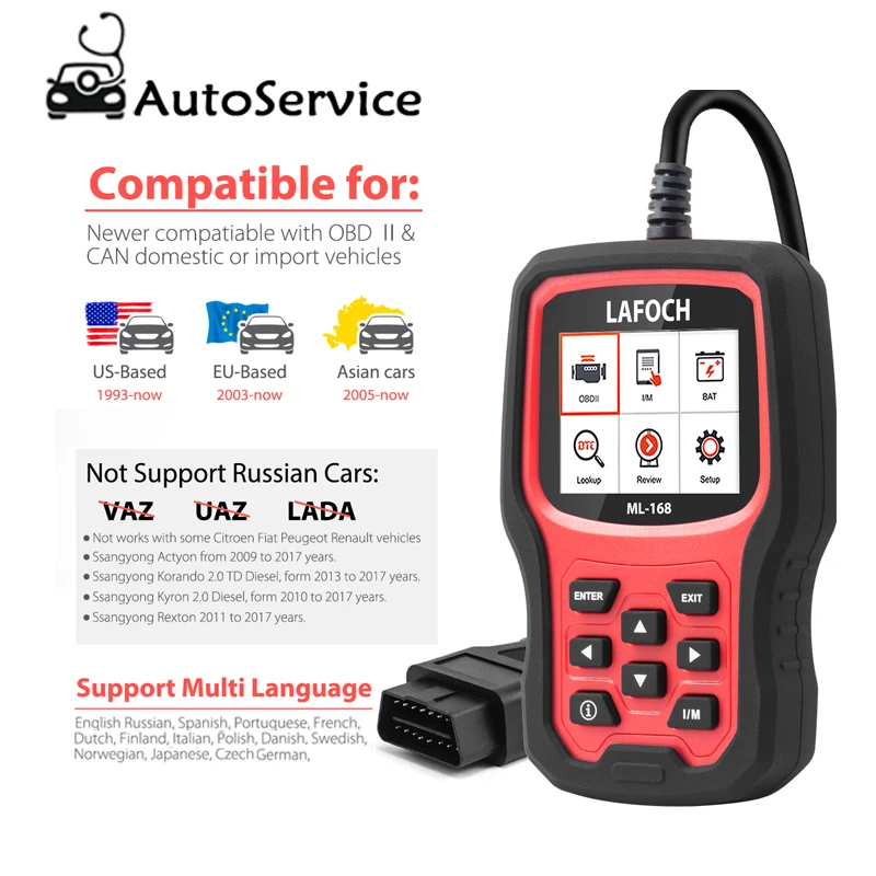 Original auto car obd2 diagnostic scanner obd2 obdii Code Reader scanner diagnostic diagnosis car obd2 For Diesel Gasoline Car
Original auto car obd2 diagnostic scanner obd2 obdii Code Reader scanner diagnostic diagnosis car obd2 For Diesel Gasoline Car
