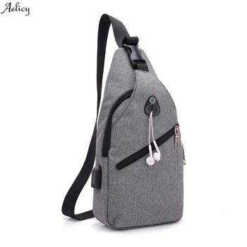 High Quality Messenger Bags Solid Waist Pack New Men Fashion Outdoor Pure Color USB Canvas Messenger Shoulder Bag Chest Bag
High Quality Messenger Bags Solid Waist Pack New Men Fashion Outdoor Pure Color USB Canvas Messenger Shoulder Bag Chest Bag
