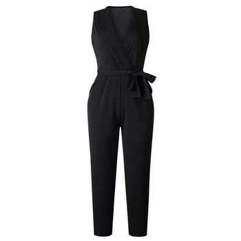 Deep v Open Back Jumpsuit Women Spring Summer Vest Solid Color Sexy Crossover Lace Pocket High Waist
Deep v Open Back Jumpsuit Women Spring Summer Vest Solid Color Sexy Crossover Lace Pocket High Waist