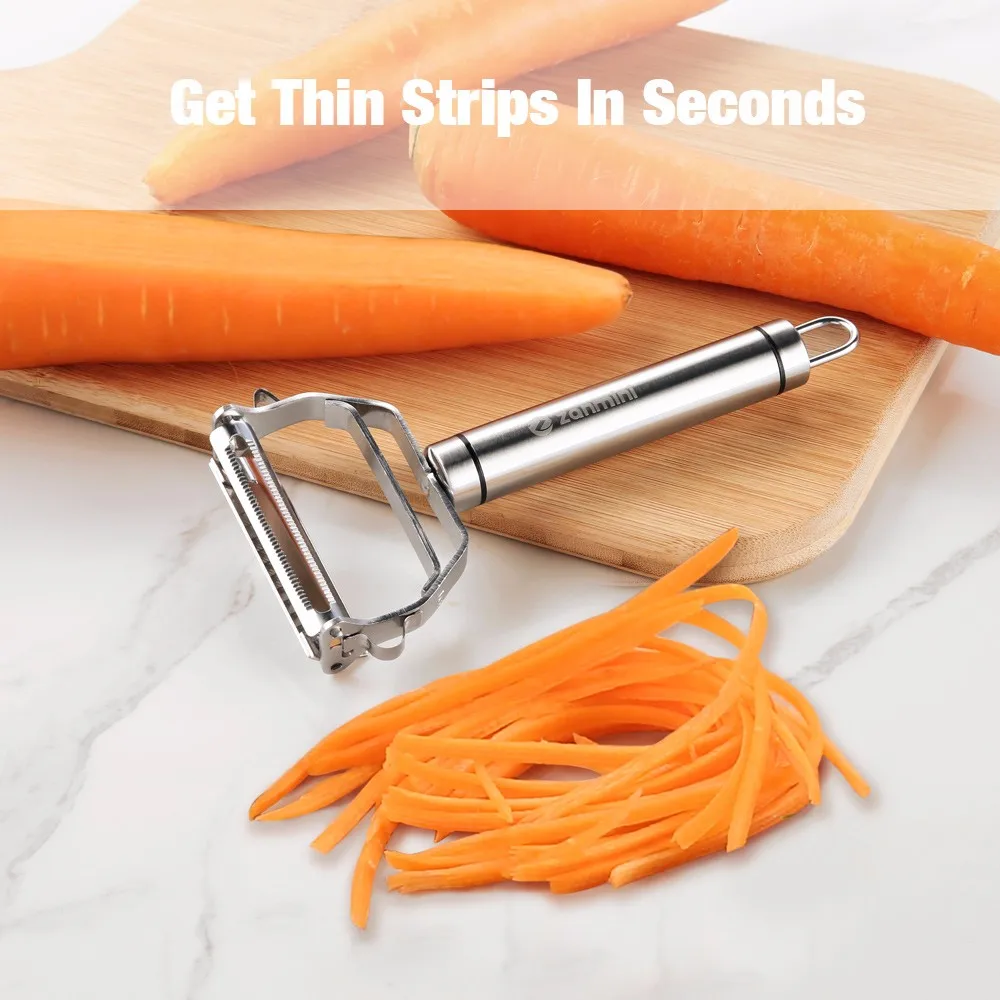 Zanmini Stainless Steel Peeler Fruit Peeler Fruit & Vegetable Tools New Zesters Kitchen Gadgets
Zanmini Stainless Steel Peeler Fruit Peeler Fruit & Vegetable Tools New Zesters Kitchen Gadgets