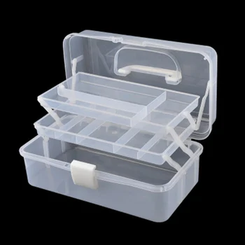Y-XLWN Nail jewelry storage box jewelry tool storage box white plastic storage box no. 2 large box 
Y-XLWN Nail jewelry storage box jewelry tool storage box white plastic storage box no. 2 large box