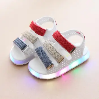 New Brand Glowing Kids Sandals Shoes Boys Girls Flat Baby Led Luminous Lighting Sneakers Sandals
New Brand Glowing Kids Sandals Shoes Boys Girls Flat Baby Led Luminous Lighting Sneakers Sandals