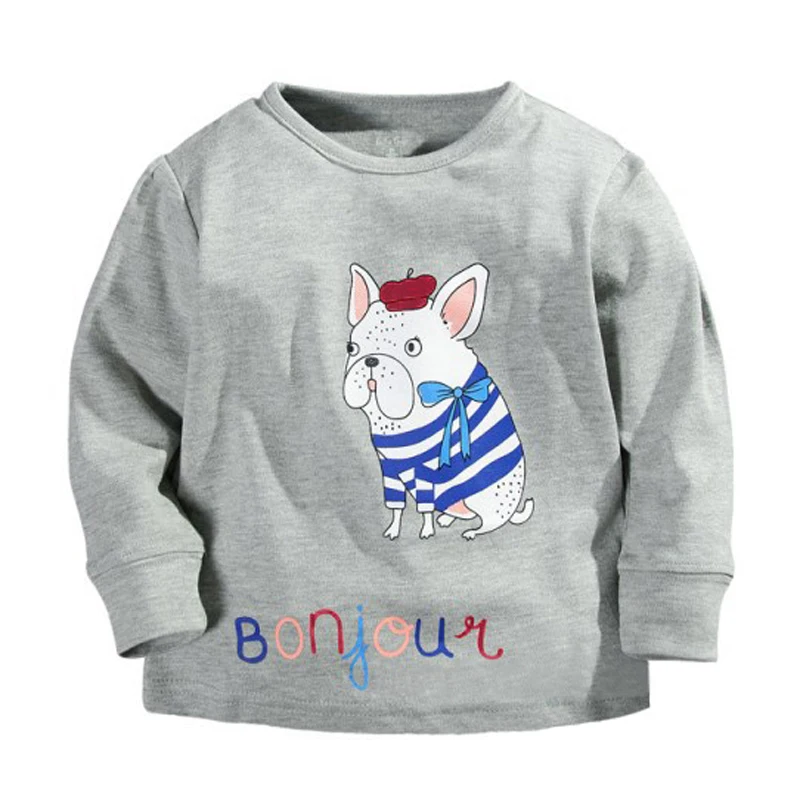 Autumn Winter 100% Cotton Kids T Shirt Cartoon Shar Pei Long Sleeve Baby Boys Girls T-Shirt Children Pullovers Tee Boys Clothes
Autumn Winter 100% Cotton Kids T Shirt Cartoon Shar Pei Long Sleeve Baby Boys Girls T-Shirt Children Pullovers Tee Boys Clothes