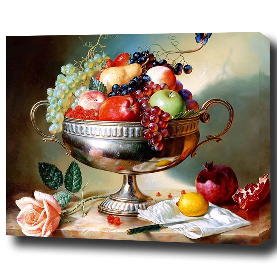Fresh Fruit Platter Framed Pictures DIY Coloring Painting By Numbers Oil Painting On Canvas For Home Decoration Living Wall Art
Fresh Fruit Platter Framed Pictures DIY Coloring Painting By Numbers Oil Painting On Canvas For Home Decoration Living Wall Art