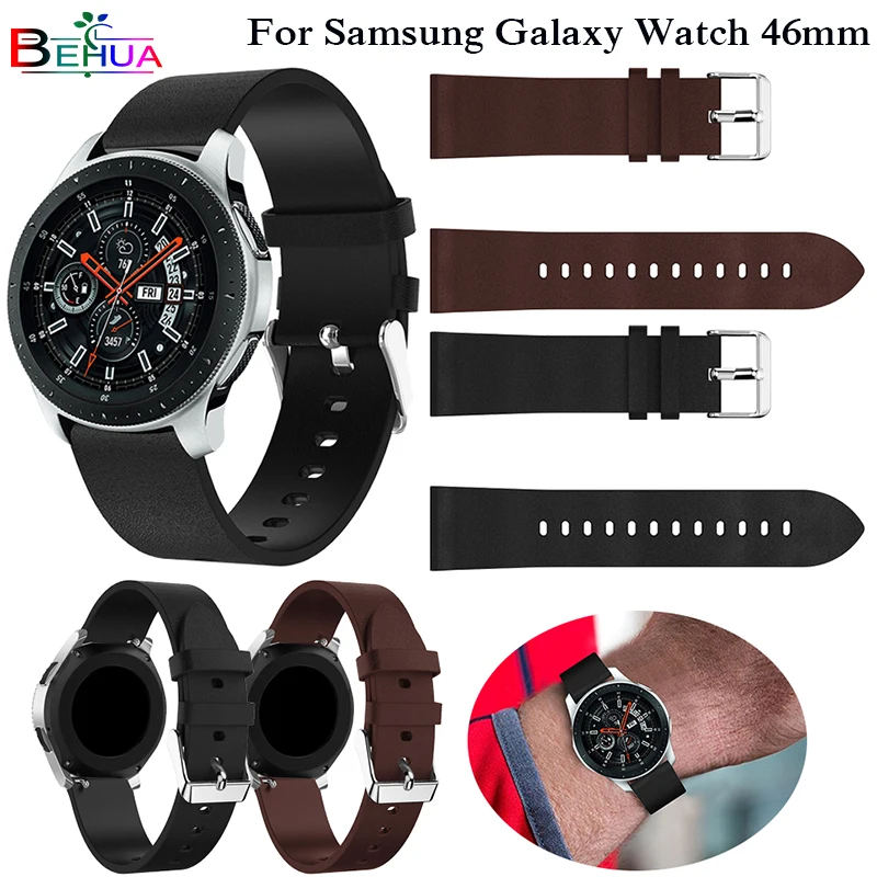 For Samsung Galaxy Watch 46mm band Replacement Genuine Leather with buckle Wrist Strap For Samsung Galaxy Watch 22mm watch strap
For Samsung Galaxy Watch 46mm band Replacement Genuine Leather with buckle Wrist Strap For Samsung Galaxy Watch 22mm watch strap
