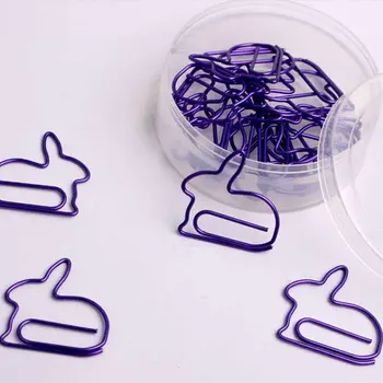 metal brilliant rabbit paper clips cute paperclip lovely bookmarks paper clamp purple and pink color 15pcs/pkg
metal brilliant rabbit paper clips cute paperclip lovely bookmarks paper clamp purple and pink color 15pcs/pkg