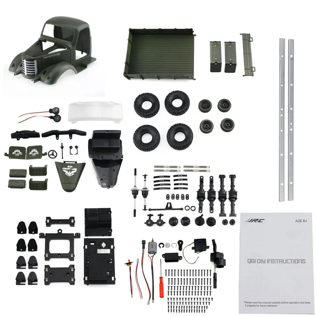 New JJR/C Q61 Transporter-2 Building Block Simulated Assembly Military Truck DIY RC Car Model KIT For Children Gift
New JJR/C Q61 Transporter-2 Building Block Simulated Assembly Military Truck DIY RC Car Model KIT For Children Gift