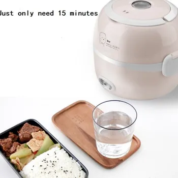 220V MINI rice cooker insulation heating electric lunch box 2 layers Portable Steamer multifunction automatic Food Container EU
220V MINI rice cooker insulation heating electric lunch box 2 layers Portable Steamer multifunction automatic Food Container EU