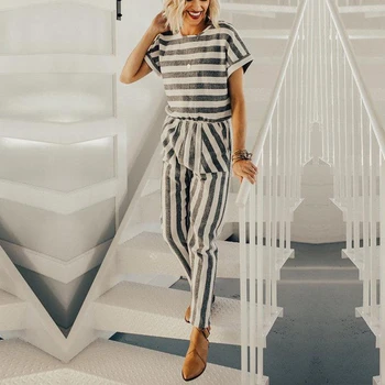 New Fashion Women Casual Cotton Jumpsuit Ladies Short Sleeve Fashion Street Wear Clubwear Summer Trousers
New Fashion Women Casual Cotton Jumpsuit Ladies Short Sleeve Fashion Street Wear Clubwear Summer Trousers