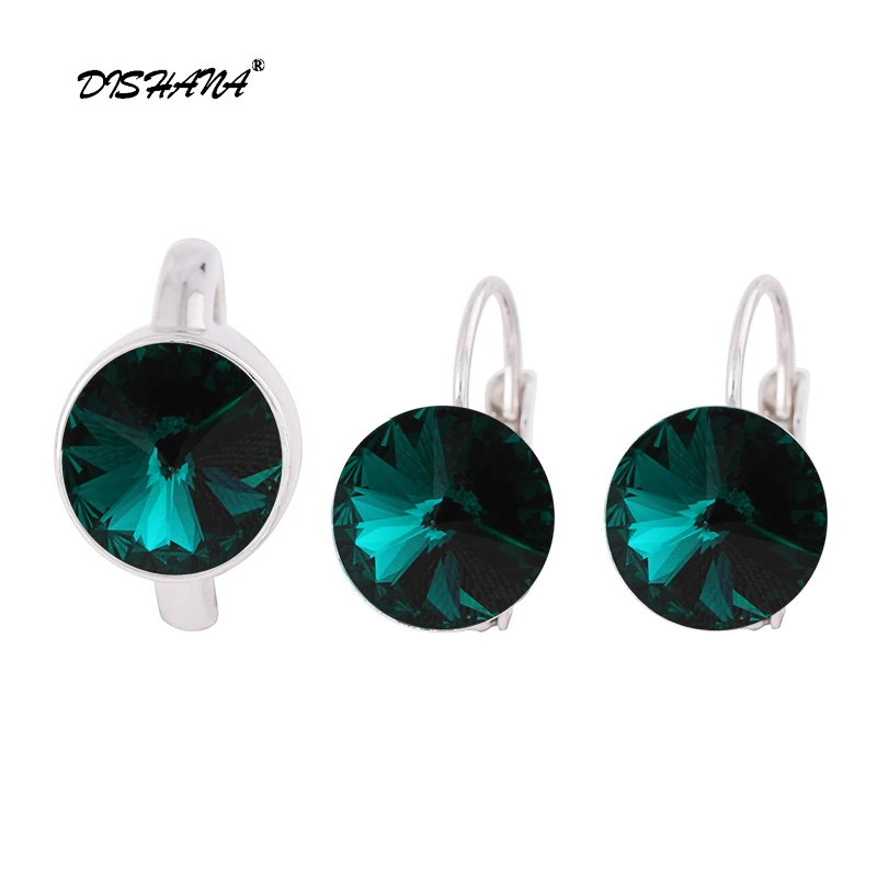 Dishana Original Gorgeous Blue Austrian Crystals From Ring Earrings Party Wedding Jewelry Sets For Women Girls js0093-1
Dishana Original Gorgeous Blue Austrian Crystals From Ring Earrings Party Wedding Jewelry Sets For Women Girls js0093-1