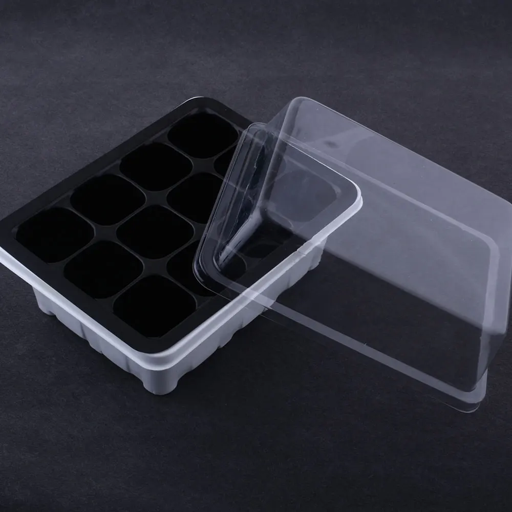 Planter Box Seeds Grow Box Plastic Durable Seeding Box Holder Case Tray 12 Cells Hole Planting Seedings Propagation Container
Planter Box Seeds Grow Box Plastic Durable Seeding Box Holder Case Tray 12 Cells Hole Planting Seedings Propagation Container