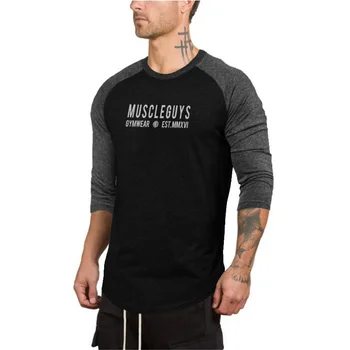 2019 Brand summer round collar Tops Tees Men's long sleeve T-shirt sports fitness men's shirt Running gym men t shirt
2019 Brand summer round collar Tops Tees Men's long sleeve T-shirt sports fitness men's shirt Running gym men t shirt