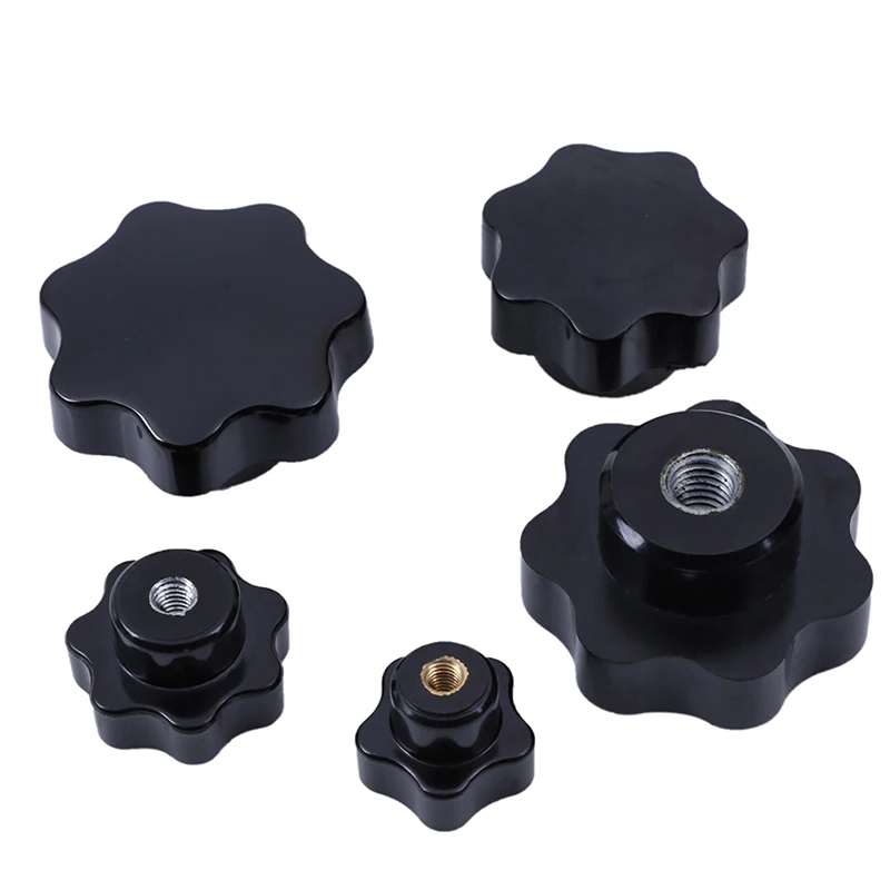 1PCS M5/6/8/10/12 Thread Star Shaped Head Clamping Nuts Knob For Industry Equipment Accessories Black
1PCS M5/6/8/10/12 Thread Star Shaped Head Clamping Nuts Knob For Industry Equipment Accessories Black