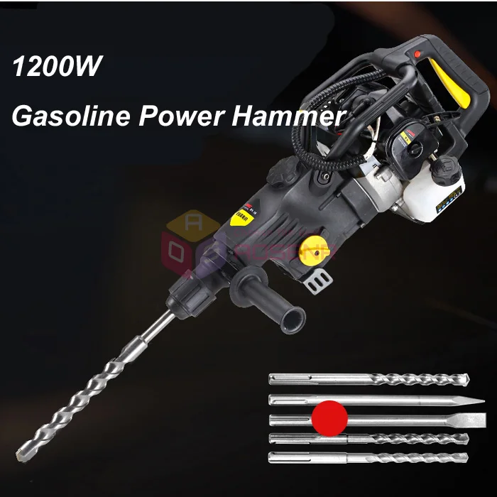Dual Function Gasoline Power Hammer and Pick Gasoline Drilling Machine Gasoline Hammer and Pick Machine 1200W
Dual Function Gasoline Power Hammer and Pick Gasoline Drilling Machine Gasoline Hammer and Pick Machine 1200W