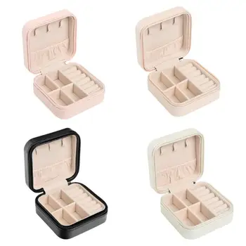 Portable Stud Earrings Rings Storage Box PU Leather Jewelry Display Portable Zipper Women Display Travel Case
Portable Stud Earrings Rings Storage Box PU Leather Jewelry Display Portable Zipper Women Display Travel Case