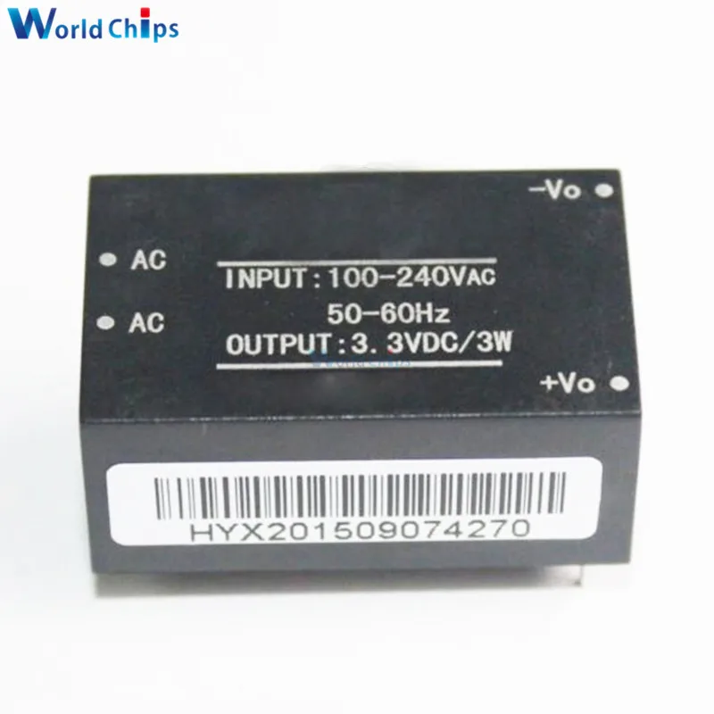 HLK-PM03 AC-DC 220V to 3.3V Step Down Buck Power Supply Module Intelligent Household Switch Converter
HLK-PM03 AC-DC 220V to 3.3V Step Down Buck Power Supply Module Intelligent Household Switch Converter