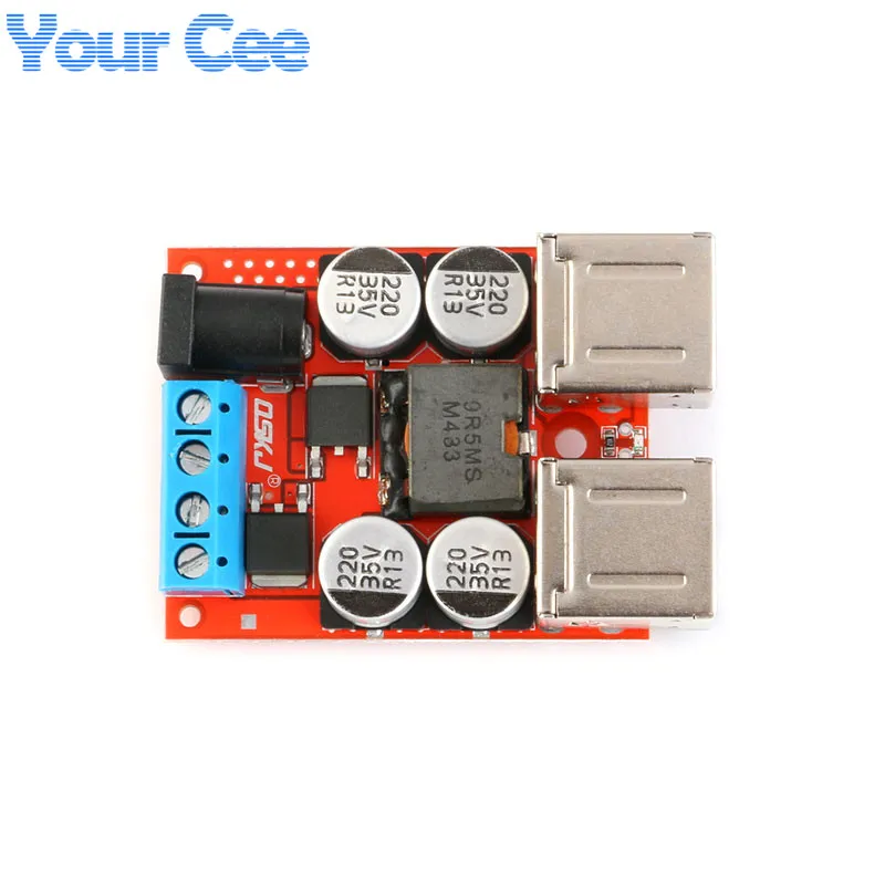 DC-DC Vehicle Charging Board 8V-35V 5V 8A Power Supply Depressurization Module 4 Port USB Output Mobile Charger Step Down Buck
DC-DC Vehicle Charging Board 8V-35V 5V 8A Power Supply Depressurization Module 4 Port USB Output Mobile Charger Step Down Buck