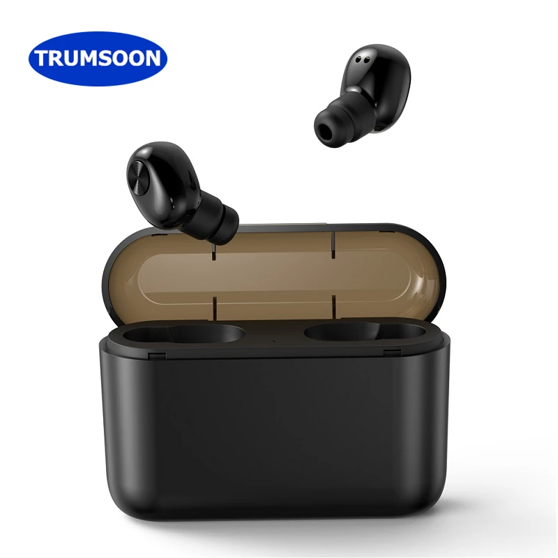 Trumsoon Mini TWS Bluetooth 5.0 Wireless Earphone HD Voice Earbuds Portable Earphones with Charging Box Mic for Smart Phones
Trumsoon Mini TWS Bluetooth 5.0 Wireless Earphone HD Voice Earbuds Portable Earphones with Charging Box Mic for Smart Phones