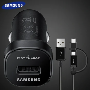 Samsung Car Charger Fast Original 18W 9V2A for Galaxy Note 10 9 8 5 4 S20 S10 S9 S8 plus A8 A7 A5 J7 J5 J3 C8 C7 C5 C3
Samsung Car Charger Fast Original 18W 9V2A for Galaxy Note 10 9 8 5 4 S20 S10 S9 S8 plus A8 A7 A5 J7 J5 J3 C8 C7 C5 C3