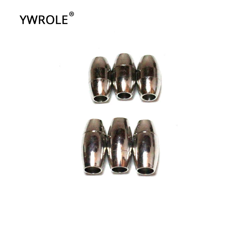 10pcs/lot Silvery Color Zinc Alloy Rice Shape Magnetic Clasps Leather Cord Bracelets Connectors For DIY Jewelry Making 5/6mm
10pcs/lot Silvery Color Zinc Alloy Rice Shape Magnetic Clasps Leather Cord Bracelets Connectors For DIY Jewelry Making 5/6mm