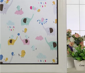 Frosted UV Static Cling No Glue Cartoon Elephant Transparent Sunscreen Child Room Window Frosting Film Sticker 60/90cm x 300cm
Frosted UV Static Cling No Glue Cartoon Elephant Transparent Sunscreen Child Room Window Frosting Film Sticker 60/90cm x 300cm