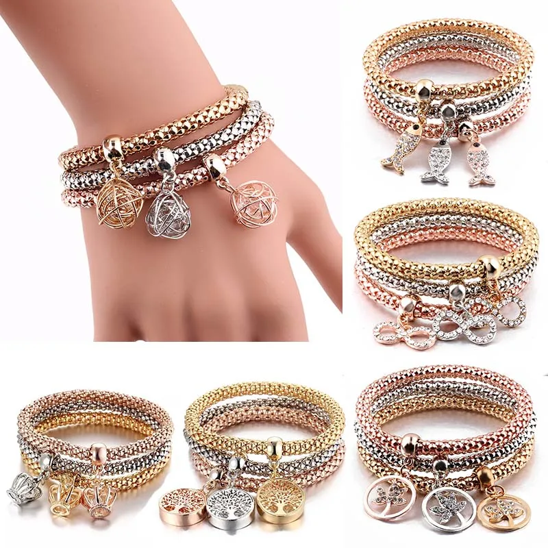 3Color Popcorn elastic chain Love Bracelet & Bangles Luxury For Women Water droplets viking Zircon Pendant Girl pulseira Jewelry
3Color Popcorn elastic chain Love Bracelet & Bangles Luxury For Women Water droplets viking Zircon Pendant Girl pulseira Jewelry