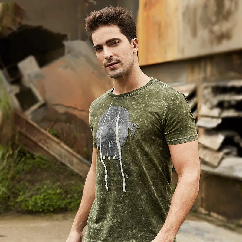 GustOmerD New Men's T-shirt Casual Cotton Short-sleeved T-shirt Round Neck Slim Fashion T-shirt Men's Clothing
GustOmerD New Men's T-shirt Casual Cotton Short-sleeved T-shirt Round Neck Slim Fashion T-shirt Men's Clothing