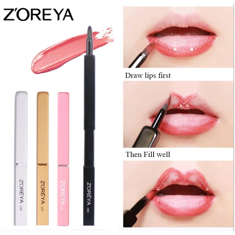 Zoreya fashional adjustable lips brush Makeup Brushes tools portable mini Retractable Convenient Travelling lips brushes
Zoreya fashional adjustable lips brush Makeup Brushes tools portable mini Retractable Convenient Travelling lips brushes