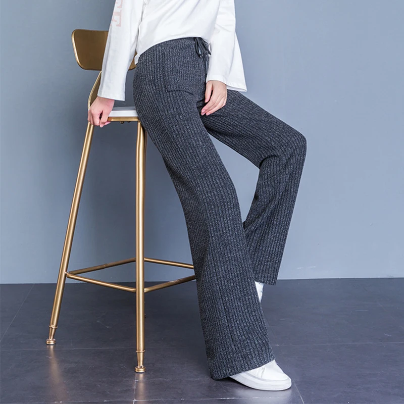 Female drape wide-leg pants 2018 autumn new women product large size commuter wild elastic high waist women's trousers S-4XL
Female drape wide-leg pants 2018 autumn new women product large size commuter wild elastic high waist women's trousers S-4XL