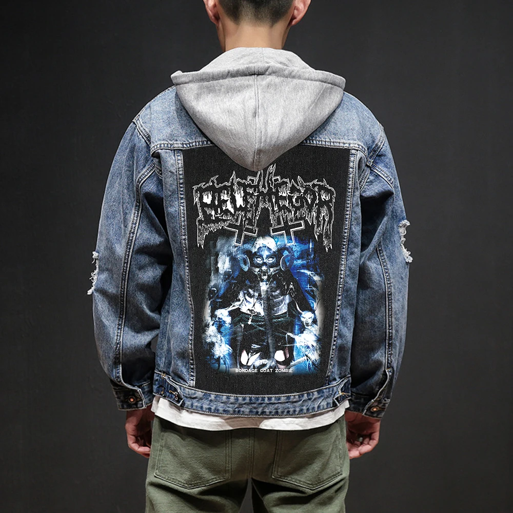 Bloodhoof Store Belphegor Rock And Roll Death Heavy Hardcore Punk Style Patch Designs Denim Jeans Jacket mens Jackets And Coats
Bloodhoof Store Belphegor Rock And Roll Death Heavy Hardcore Punk Style Patch Designs Denim Jeans Jacket mens Jackets And Coats
