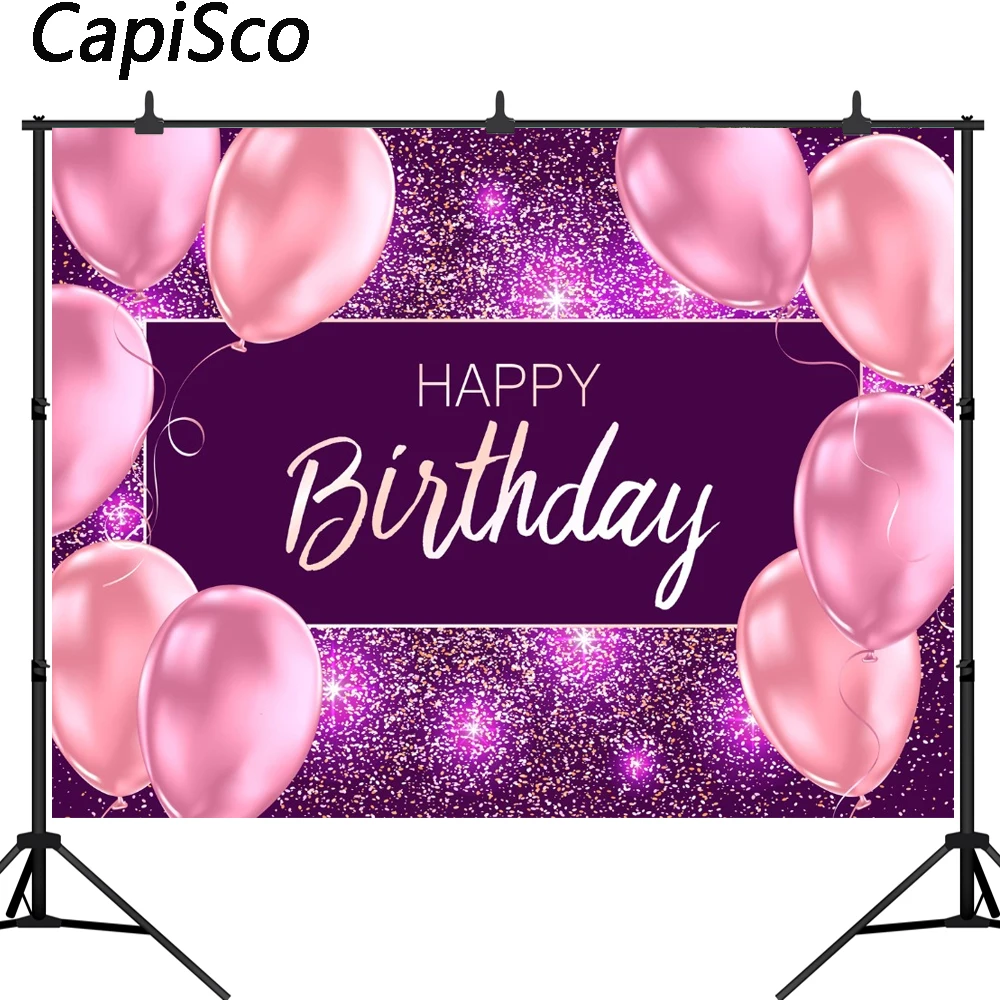 Capisco background for photography pink balloon princess birthday party purple glitter luxury celebrate backdrop photo studio
Capisco background for photography pink balloon princess birthday party purple glitter luxury celebrate backdrop photo studio