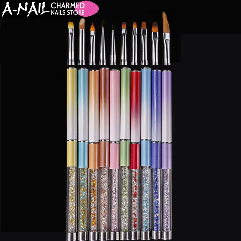1pcs Nail Art Brush Pen brush Rhinestone Crystal Metal Acrylic Carving UV Gel Polish Paint Drawing Salon Liner Manicure Tools
1pcs Nail Art Brush Pen brush Rhinestone Crystal Metal Acrylic Carving UV Gel Polish Paint Drawing Salon Liner Manicure Tools