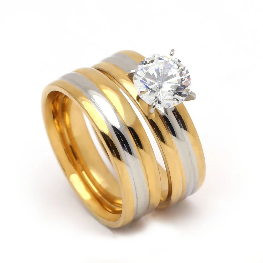 JEWELS New Arrival 316L Stainless Steel Ring with CZ crystal Fashion Steel Rings set For Ladies wedding engagement ring jewelry
JEWELS New Arrival 316L Stainless Steel Ring with CZ crystal Fashion Steel Rings set For Ladies wedding engagement ring jewelry