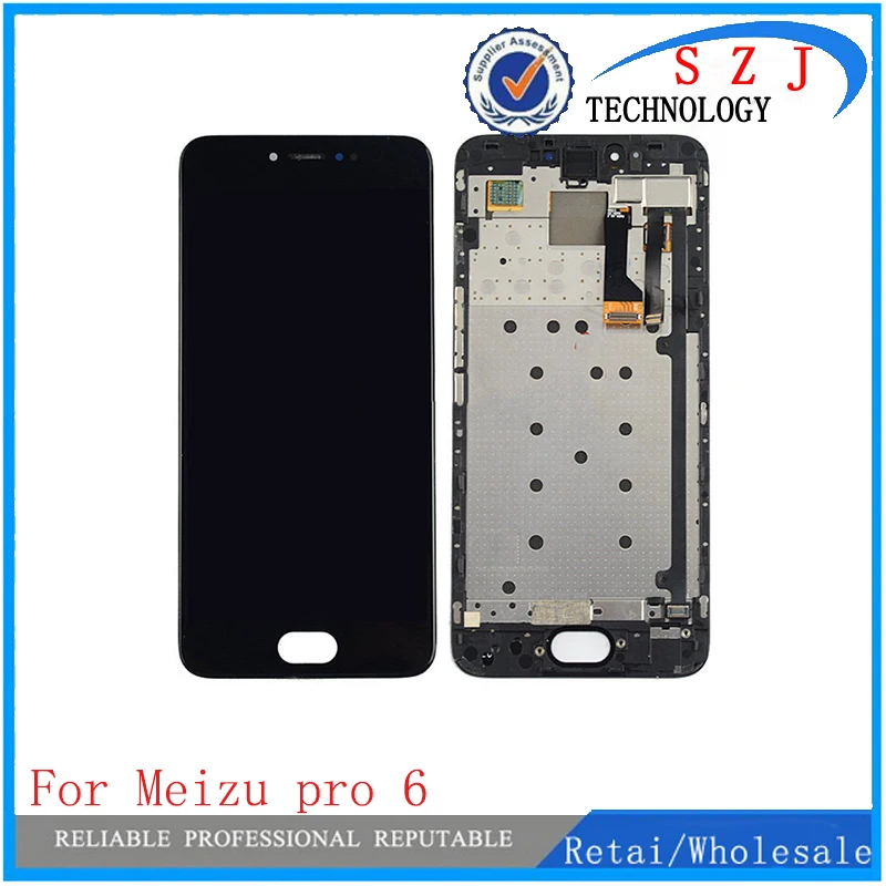 New 5.2" inch Amoled For Meizu Pro 6 Lcd Display with Touch glass Digitizer with Frame assembly replacement parts Free Shipping
New 5.2" inch Amoled For Meizu Pro 6 Lcd Display with Touch glass Digitizer with Frame assembly replacement parts Free Shipping