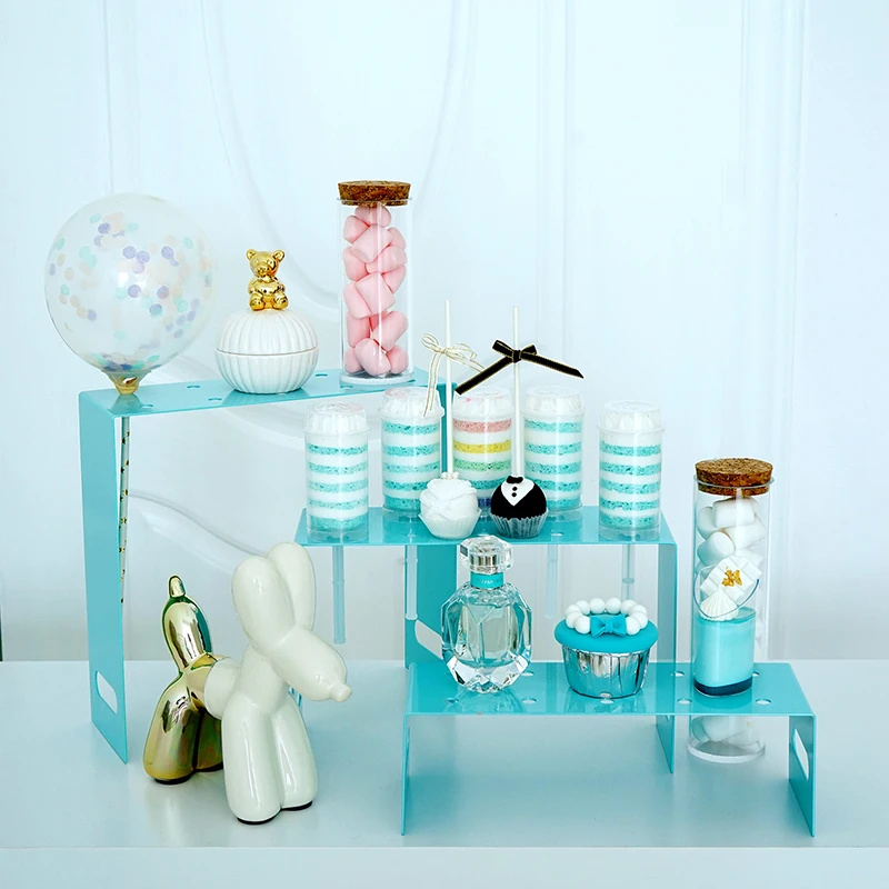 SWEETGO blue Push cake stand dessert cupcake display shelf cake tools baby boy show supplier party event decoration
SWEETGO blue Push cake stand dessert cupcake display shelf cake tools baby boy show supplier party event decoration