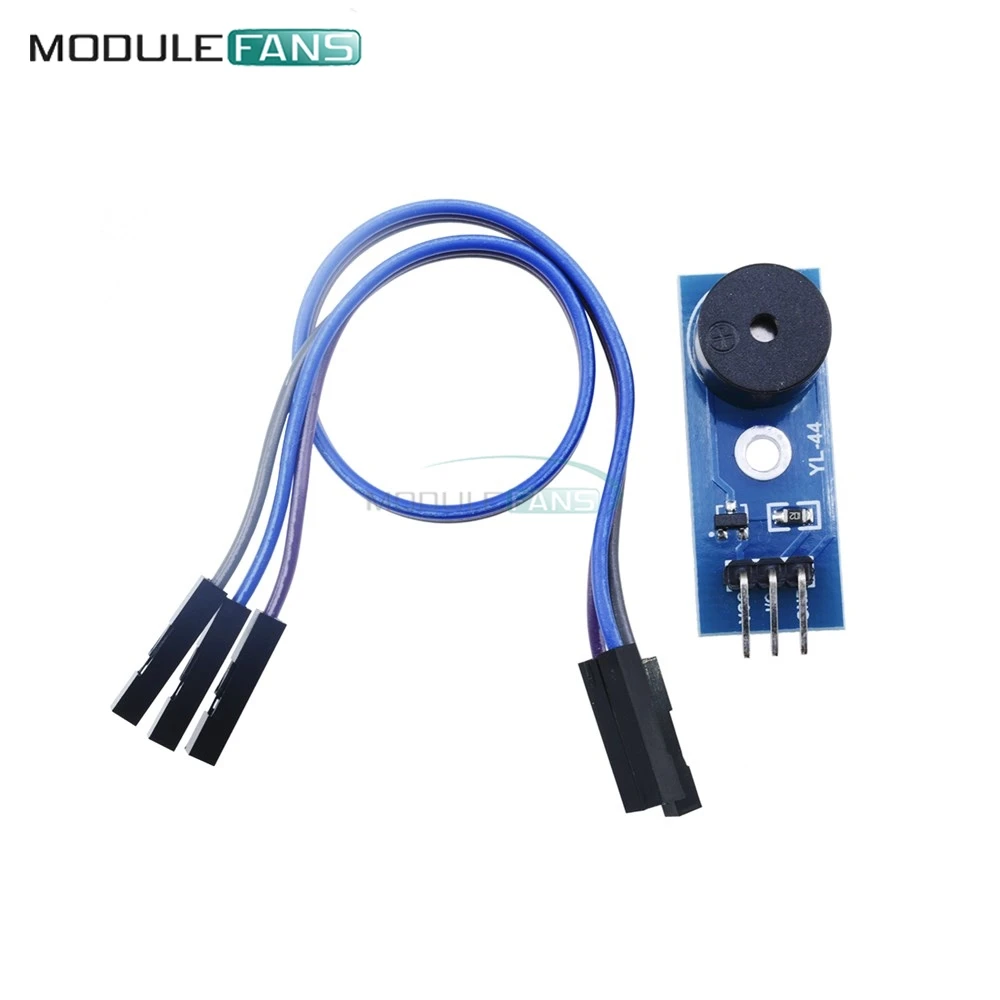 

2PCS Passive Buzzer Module Alarm Sensor Beep Module For Arduino Smart Car 3.3V-5V I/O Interface Of SCM With DuPont Line