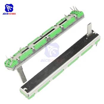 1 Piece Potentiometer Resistor B103 10K Ohm Slide Potentiometer Double Linear 10K Potentiometer
1 Piece Potentiometer Resistor B103 10K Ohm Slide Potentiometer Double Linear 10K Potentiometer