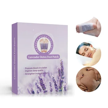 12pcs/box Lavender Detox Foot Pads Patches Adhesive Premium Organic Herbal Cleansing Patches
12pcs/box Lavender Detox Foot Pads Patches Adhesive Premium Organic Herbal Cleansing Patches
