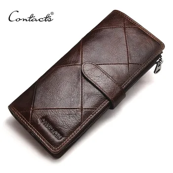CONTACT'S New Fashion Men Wallet Long Genuine Leather For Male Luxury Brand Purses and Female Clutch Wallets With Coin Pockets
CONTACT'S New Fashion Men Wallet Long Genuine Leather For Male Luxury Brand Purses and Female Clutch Wallets With Coin Pockets