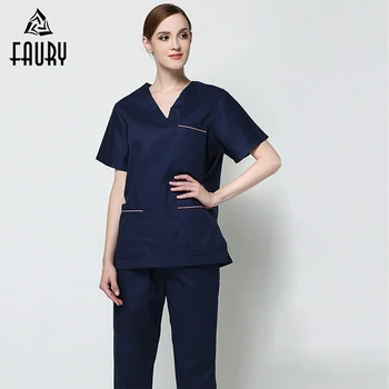Summer Nurse Uniform Medical Scrub Clothes Doctors Hospital Set Dental Clinic Beauty Salon Work Clothes for Women High Quality
Summer Nurse Uniform Medical Scrub Clothes Doctors Hospital Set Dental Clinic Beauty Salon Work Clothes for Women High Quality