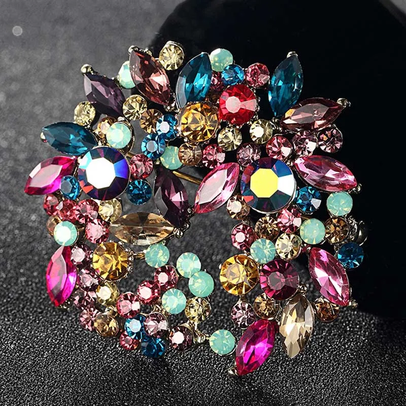 Blucome Luxury Brand Bridal Flower Brooch Pins For Women Perfect Rhinestone Crystal Hijab Pins Broches Women bags Accessories
Blucome Luxury Brand Bridal Flower Brooch Pins For Women Perfect Rhinestone Crystal Hijab Pins Broches Women bags Accessories