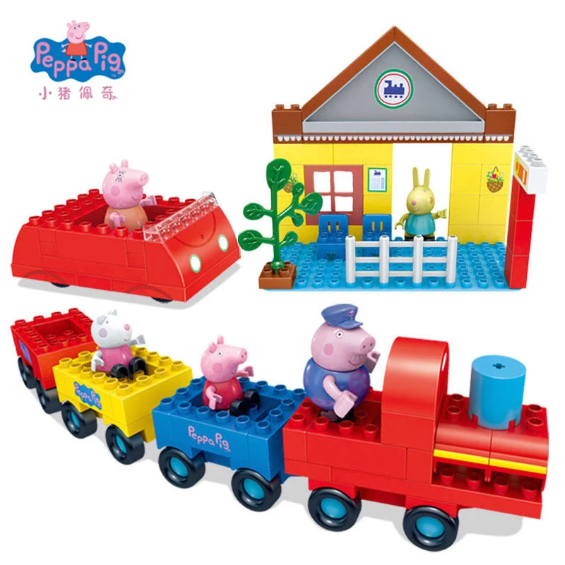 Peppa Pig Toys Doll Train Car House Scene Building Blocks Action Figures Toys Early Learning Educational Toys Birthday Gift
Peppa Pig Toys Doll Train Car House Scene Building Blocks Action Figures Toys Early Learning Educational Toys Birthday Gift