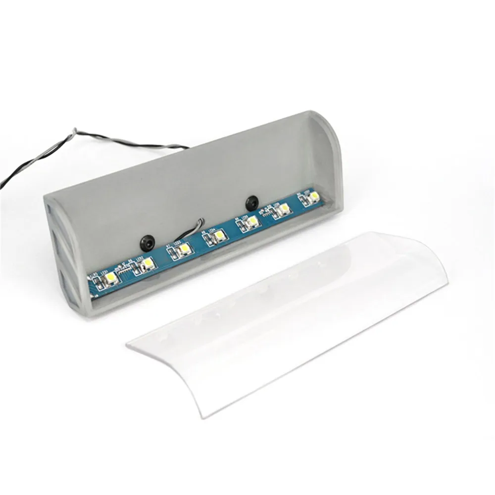 ABS/CNC Roof High Top Visor LED BAR Light for 1/14 TAMIYA SCANIA Truck and DIY Modified Car White/Blue Upgrade Accessories
ABS/CNC Roof High Top Visor LED BAR Light for 1/14 TAMIYA SCANIA Truck and DIY Modified Car White/Blue Upgrade Accessories