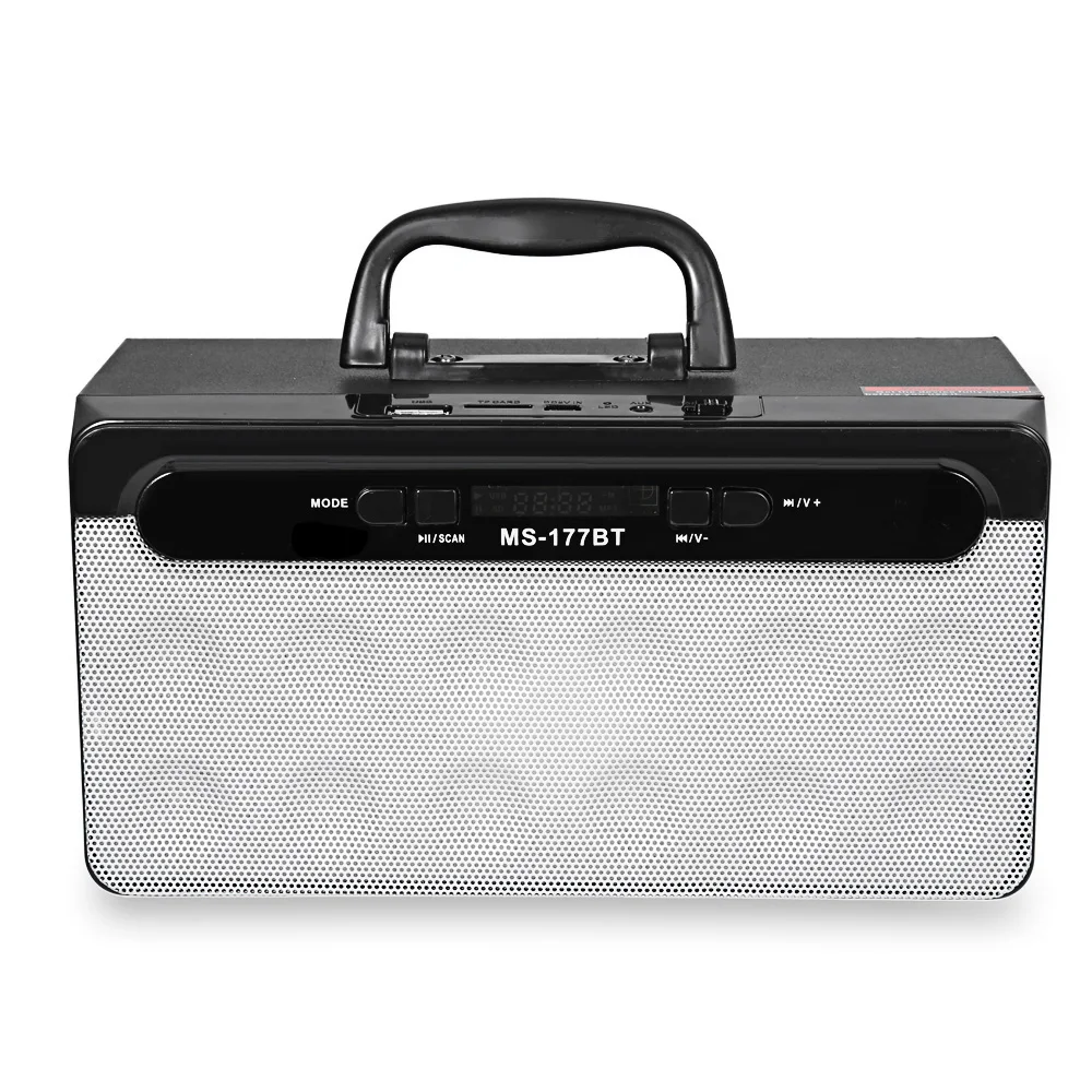 MS-177BT портативный высокой мощности выход мультимедиа FM беспроводной Bluetooth