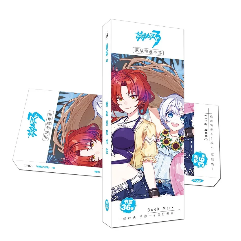 36 Pcs/Set New Game Honkai Impact 3 Paper Bookmark Cartoon Figure Bookmarks Book Holder Message Card Stationery
36 Pcs/Set New Game Honkai Impact 3 Paper Bookmark Cartoon Figure Bookmarks Book Holder Message Card Stationery