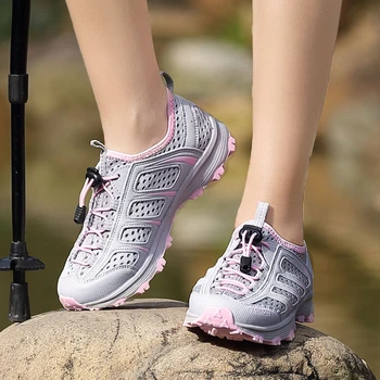 Fashion Couple Sneakers Casual Hollow Shoes For Ultralight Outdoor Breathable Slip-on Climbing Footwear Sports Mens Traine 
Fashion Couple Sneakers Casual Hollow Shoes For Ultralight Outdoor Breathable Slip-on Climbing Footwear Sports Mens Traine